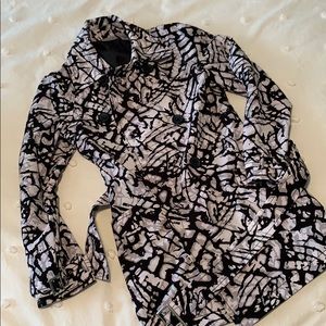 Black and white light jacket